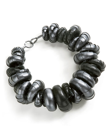 Gray Roll Necklace